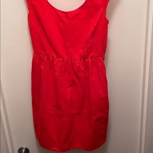 WORN ONCE red dress with cute bow in back